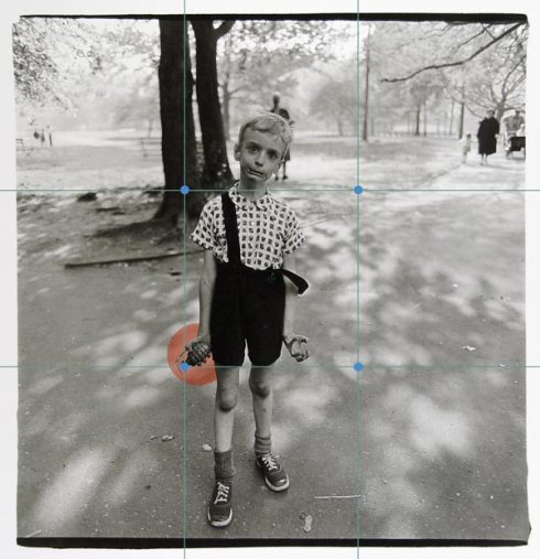 “Child with A Toy Hand Grenade” taken by Diane Arbus. Central Park, NY. 1962.